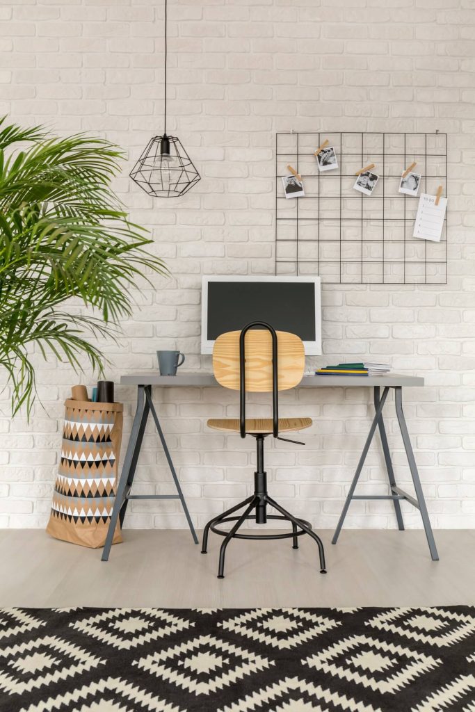 home office in industrial style