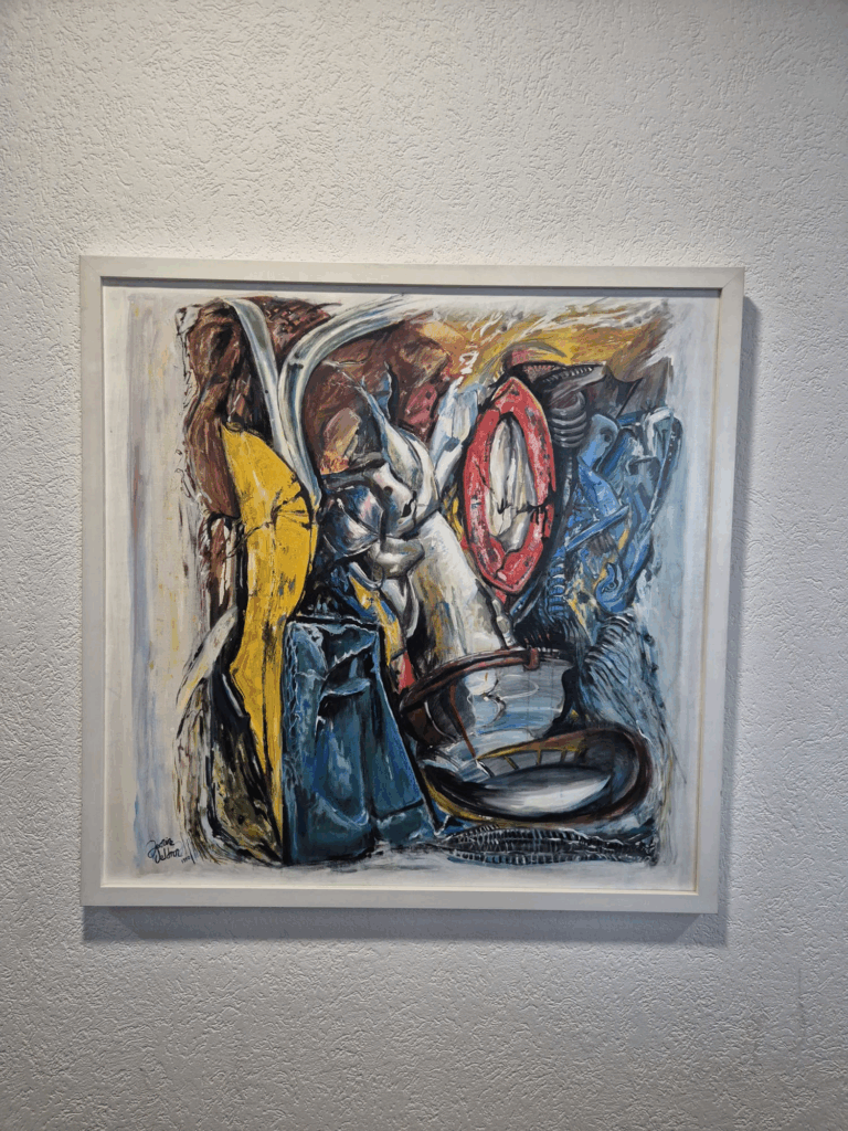 🎨 jeanine veldman – abstract schilderij (1990)