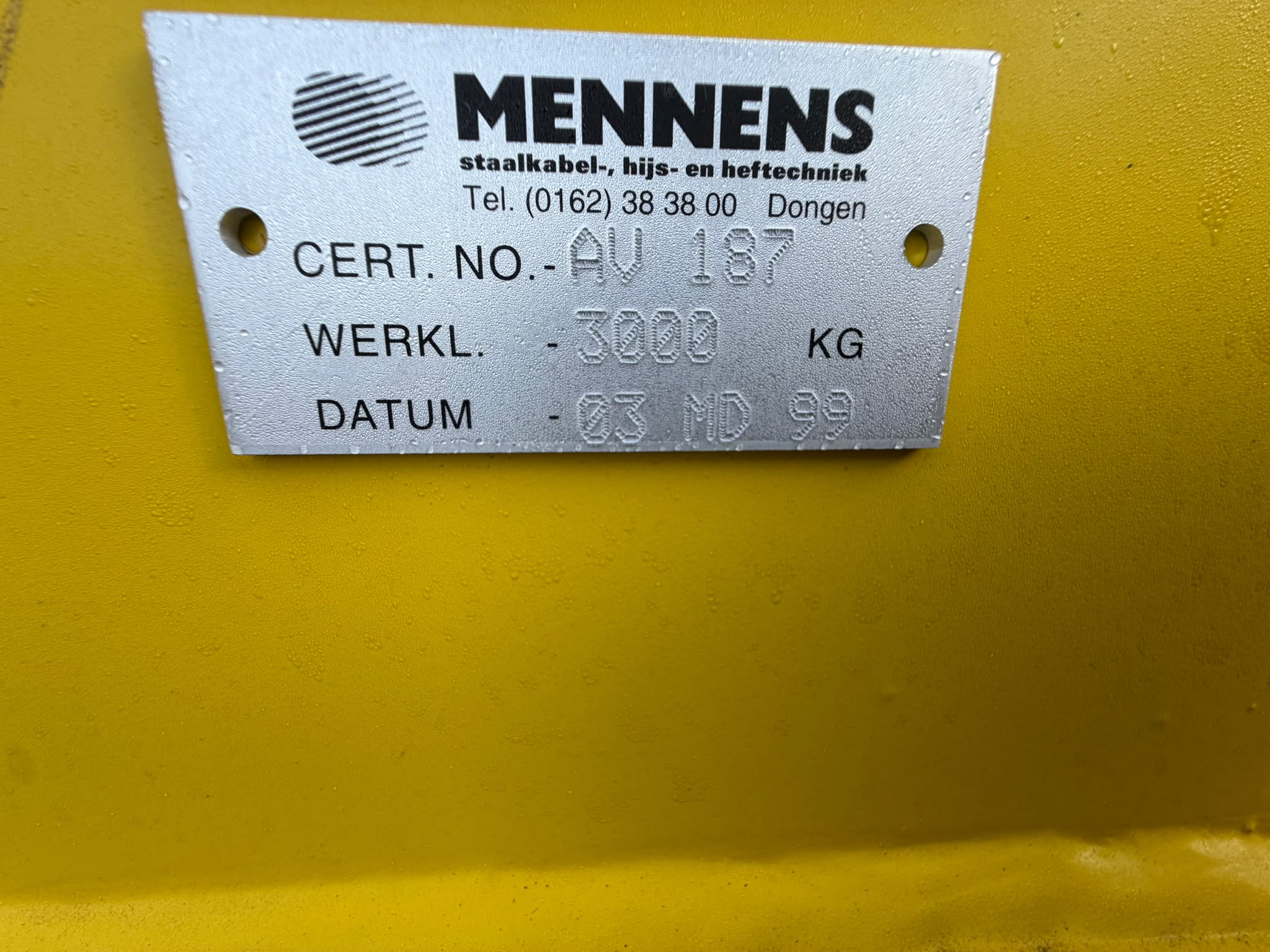 3x industriële bovenloopkraan / kraanbrug 3.000 kg – verlinde eurolift