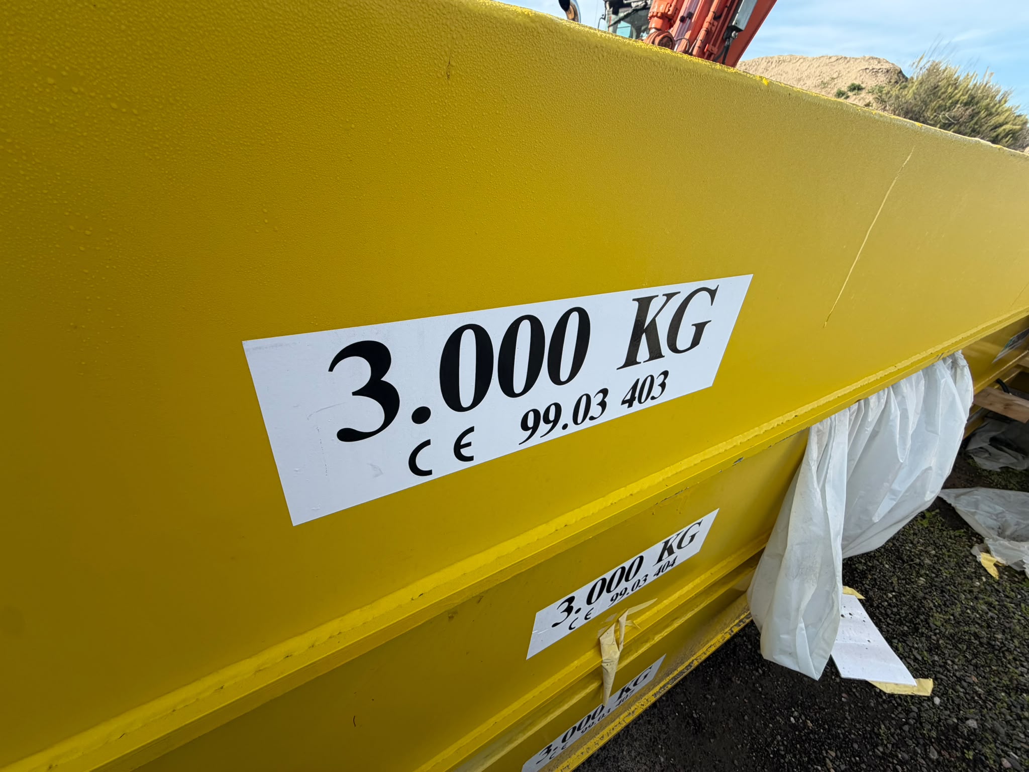 3x industriële bovenloopkraan / kraanbrug 3.000 kg – verlinde eurolift