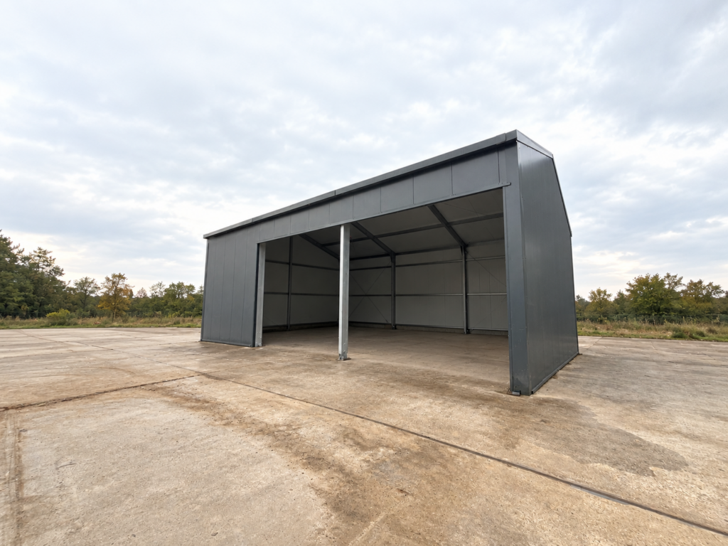 gedemonteerde hal kontent structures wsi 300 – circa 153 m²